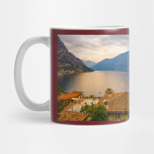 Rooftops in Limone sul Garda, Italy Mug